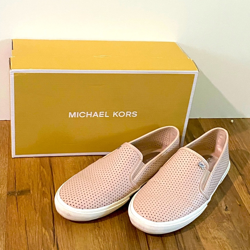 Michael Kors soft pink loafers